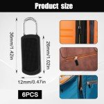 6-Pack Detachable Plastic Zipper Pull Replacements