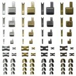 80Pcs Zipper Repair Kit with Metal Pins