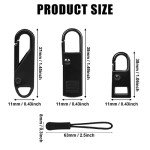 Zipper Pull Replacement Kit - 16pcs Metal Extenders