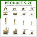 80Pcs Zipper Repair Kit with Metal Pins