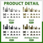 80Pcs Zipper Repair Kit with Metal Pins