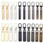 20 PCS Metal Zipper Pulls Repair Kit