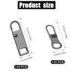 20 Pack Zipper Pull Replacement Kit - 2 Styles