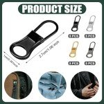 20-Piece Metal Zipper Pull Replacement Kit