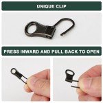 20-Piece Metal Zipper Pull Replacement Kit