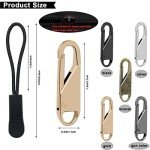 30 Metal Zipper Pulls and Extendable Tabs