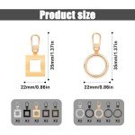 Zipper Pull Replacement Set - 20 Pieces, 2 Styles