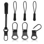 8-Pack Heavy Duty Zipper Pull Replacement Tabs