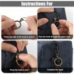 Zipper Pull Replacement Set - 20 Pieces, 2 Styles