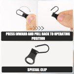 8-Pack Heavy Duty Zipper Pull Replacement Tabs