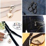 50-Piece Metal Zipper Pull Replacement Kit