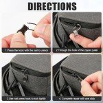 8-Pack Heavy Duty Zipper Pull Replacement Tabs