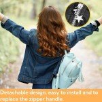 50-Piece Metal Zipper Pull Replacement Kit