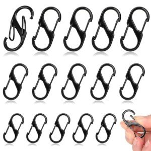 15 Pcs Carabiner Clip Zipper Pull Replace Set
