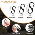 15 Pcs Carabiner Clip Zipper Pull Replace Set