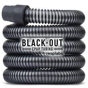 resplabs CPAP Hose Compatible with Most CPAP and BiPAP Machines - 6 Foot Standard 19mm, Black-Out, (Pack of 3)