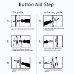 Button Hook and Zipper Pull Aid Tool