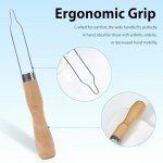 3-Pack Easy-Grip Button Hook Assist Device