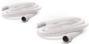 Universal CPAP Tube by Snugell (8 ft 2-Pack) - Medical Grade Flexible Polymer CPAP Hose - Compatible with All Major CPAP Machines and Most CPAP BiPap, and BiLevel Device Brands