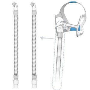 2 Packs Replacement Tube for N20, 2 Packs Replacement Short Tube Compatible with N20, Avoid Leakage and Reduce Noise，Great Value Supplies by Medihealer.