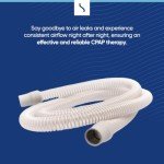 Universal CPAP Hose by Snugell (6ft) – Compatible with All Major CPAP Machines and Most CPAP BiPap, and BiLevel Device Brands – Minimize Discomfort and Mask Leaks for a Restful Sleep