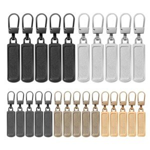 25 Metal Zipper Pulls and Replacement Sliders