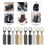 25 Metal Zipper Pulls and Replacement Sliders