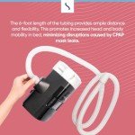 Universal CPAP Hose by Snugell (6ft) – Compatible with All Major CPAP Machines and Most CPAP BiPap, and BiLevel Device Brands – Minimize Discomfort and Mask Leaks for a Restful Sleep