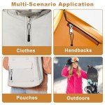 50 Pcs Heavy Duty Zipper Pulls - Black