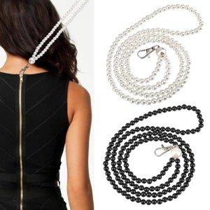 2-Pack Dress Zipper Helper with Clip, Black