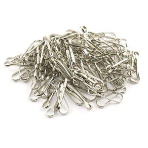 Metal Spring Hook Clips - 100PCS, 26mm