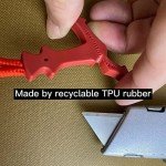 Durable TPU T-Shaped Zipper Pulls - Set of 6