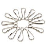 50PCS Metal Spring Hooks Snap Clips - 38mm