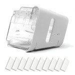 Resvent CPAP Water Chamber, FSA/HSA Eligible, Resvent CPAP Supplies, Replacement CPAP Humidifier Compatible with Resvent iBreeze CPAP Machine, Same Quality As OEM, with 10-Pack Resvent CPAP Filters