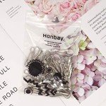 50PCS Metal Spring Hooks Snap Clips - 38mm