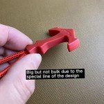 Durable TPU T-Shaped Zipper Pulls - Set of 6