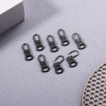 8-Pack Detachable Zipper Pulls for Easy Repair