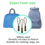 Yosawa 50-Pack Nylon Zipper Pull Tags