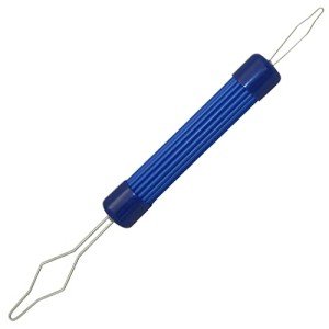 Ribbed Handled Button Aid with Large Hook Loops