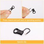 8-Pack Detachable Zipper Pulls for Easy Repair
