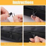 8-Pack Detachable Zipper Pulls for Easy Repair