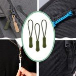 Yosawa 50-Pack Nylon Zipper Pull Tags