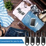 20 Pack Black Easy Grip Zipper Pulls