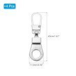 Detachable Metal Zipper Pull Repair Kit - 4 Pcs