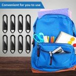 20 Pack Black Easy Grip Zipper Pulls