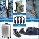 20 Pack Black Easy Grip Zipper Pulls