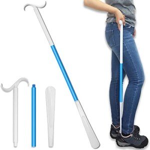 Long Handled Shoe Horn and Sock Remover Tool