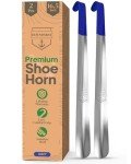 Long Handle Metal Shoe Horn for Seniors & Kids