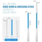 Long Handled Shoe Horn and Sock Remover Tool