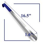 Long Handle Metal Shoe Horn for Seniors & Kids